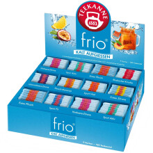 Teekanne frio Collection Box 450g | 9 Sorten, 180 Teebeutel | Kalt aufgie?en | Ohne Zucker - ohne Kalorien - voller Geschmack
