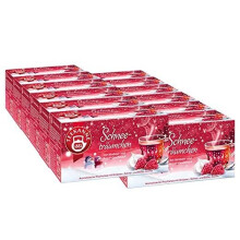 Teekanne Schneetr?umchen mit Himbeer- und Baiser-Geschmack, 12er Pack (12 x 18 Teebeutel)