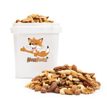 Nussmischung Natur - 3kg - Nuss Mix - 7 Sorten knackige Nusskernmischung - unger?stet ungesalzen - Paran?sse Waln?sse Cashewkerne Mandeln Pekann?sse H