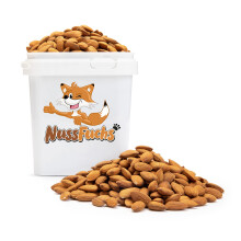 Mandeln mit Haut 3,5kg - ganze Mandelkerne naturbelassen vegan - ohne Schale mit Haut - ungesalzen unger?stet - gro?e knackige Mandel Kerne mit s??lic