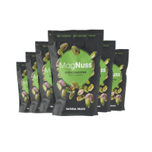 MagNuss Pistazienkerne | Ger?stet, gesalzen & gesch?lt | 6x 125g-Packung | Premium-Qualit?t | Reich an gesunden N?hrstoffen | Perfekter Snack f?r unte