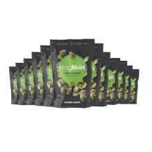 MagNuss Pistazienkerne | Ger?stet, gesalzen & gesch?lt | 12x 125g-Packung | Premium-Qualit?t | Reich an gesunden N?hrstoffen | Perfekter Snack f?r unt
