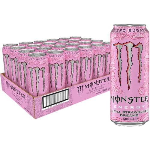 Monster Energy Monster Energy Ultra Erdbeerträume - 24 Dosen à 500 ml