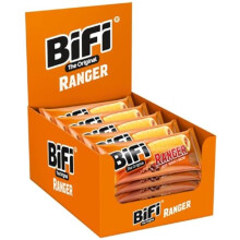 BiFi Ranger 20er Pack 20x60 g - Salami-Snack mit Bohnen und Bacon in Teig - Ideal zum Mitnehmen