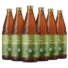 effective nature - Selleriesaft aus Bio-Stangensellerie - 6 x 750 ml - Aus biodynamischem Anbau in Deutschland - Kalorienarm + mit wertvollen N?hrstof