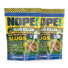 NOPE! Slug Killer Pellets for Gardens 1000m2 Coverage 2 x 300g, Max-Strength, Rainfast & Mould-Resistant