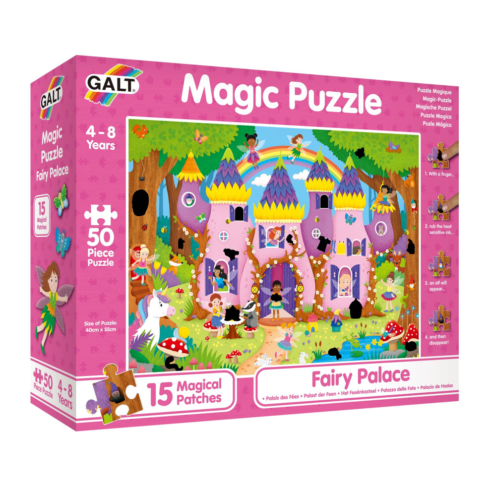 Galt Toys, Magic Puzzle - Fairy Palace, Magic Jigsaw Puzzle, Ages 4 Years Plus