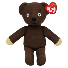 TY Mr. Bean Teddy Bear Regular ? Iconic Soft Plush Toy from the Classic TV Show ? Collectible Stuffed Plushie for Kids & Fans ? Cuddly Soft Toy Gift