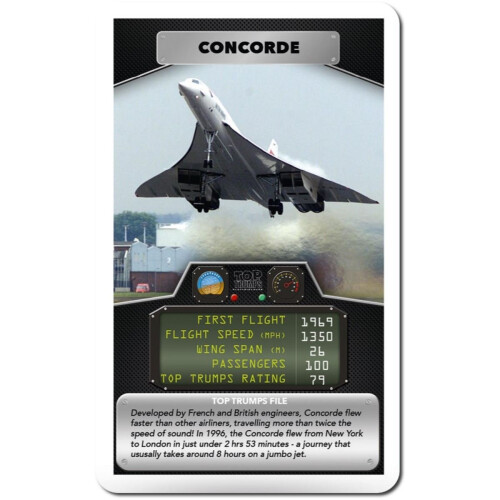 Top Trumps Passenger Planes Top Trumps Card Game, White 1