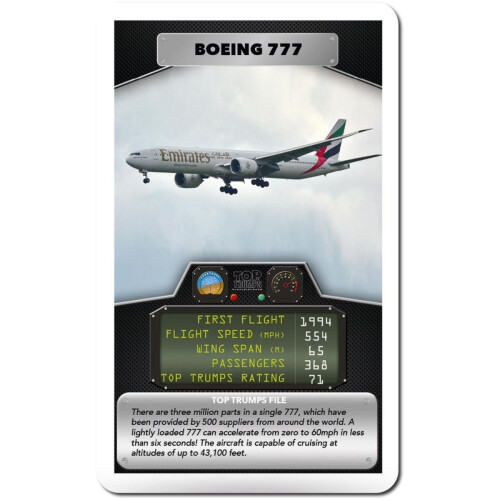 Top Trumps Passenger Planes Top Trumps Card Game, White 2