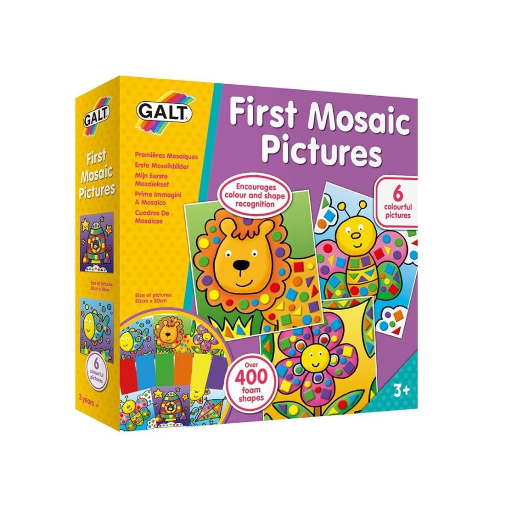Galt Toys, First Mosaic Pictures, Childrens Creative Activity Sets, Ages 3 Years Plus