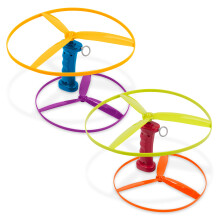 Battat - Skyrocopter - Flying Disc Toy with 2 Launchers & 4 Discs For Children Aged 3 Years + (6-Pcs), BT2639Z