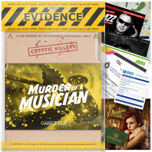 Cryptic Killers Unsolved murder mystery game - Cold Case Files Investigation - Detective clues/evidence - Solve the crime - Individuals, date nights &