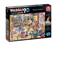 Wasgij Mystery 23, Pooch Parlour - 1000 Piece Jigsaw Puzzles for Adults - Fun, Challenging & Brainteasing Adults Jigsaw Puzzle - Puzzle What Happens