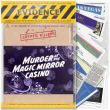 Cryptic Killers Unsolved murder mystery game - Cold Case Files Investigation Detective Evidence & Crime File - individuals, date nights & party games-