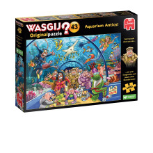 Wasgij Original 43, Aquarium Antics-1000 Piece Jigsaw Puzzles for Adults - Colourful,Fun,Challenging and Brainteasing Adults Jigsaw Puzzle - 100