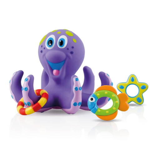 Nuby Nuby Octopus Floating Bath, 1 Count ( Pack of 1)