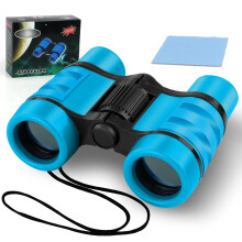 OSDUE Kids Telescope Outdoor Toys, 4x30 High Resolution Binoculars for Kids Toys Educational Learning Kids Binoculars for Sports and Outside Play,