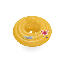 Bestway Swimming Float Inflatable for Infants | Round 3-Ring Inflatable Baby Boat Float for Toddlers Boys and Girls, Ages 0-12 Months