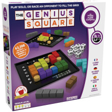 The Happy Puzzle Company - The Genius Square & XL Version - 62,208 Puzzle Challenges for Friends and Family Board Game Night - Logic STEM Educational