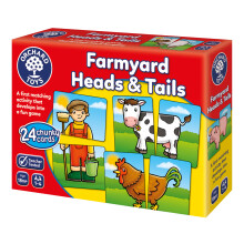 Orchard Toys Farmyard Heads and Tails Game, Memory & Matching Pairs Card Game, Educational Games and Toys for Toddler and Preschool, 18-Month-Old and