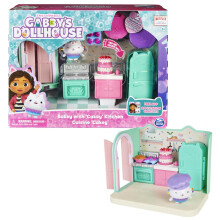 Gabby?s Dollhouse, Bakey with Cakey Kitchen with Figure and Accessories, 3 Furniture Pieces and 2 Surprises, Kids? Toys for Ages 3 and above