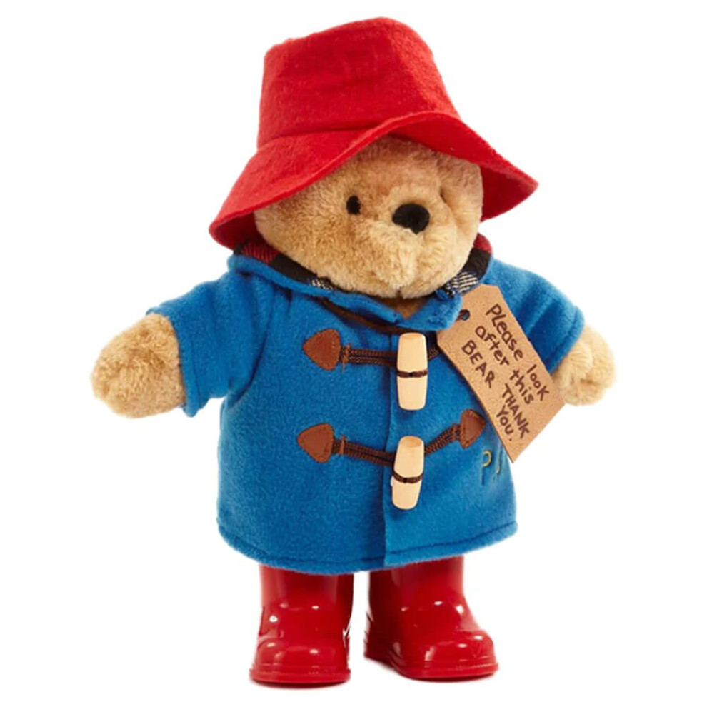 Rainbow Designs Classic Paddington Bear With Boots - 25Cm Standing Plush Character - Soft & Cuddly Paddington Teddy Bear With Iconic Duffle Coat, Bush