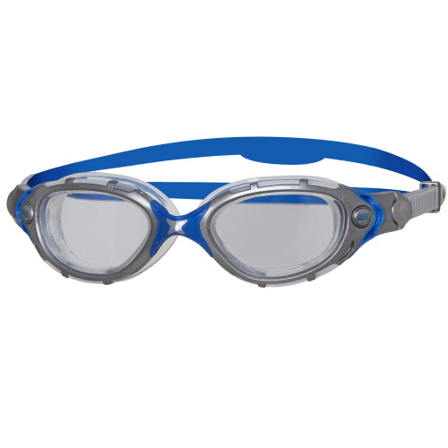 Zoggs Zoggs Flex Swimming Goggles, 180 Degree Peripheral Vision - Blue/White
