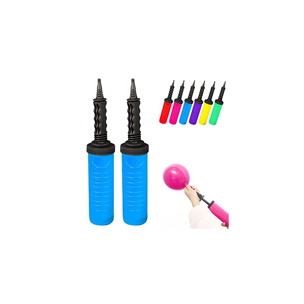 Fenxyo (2 Pack) Balloon Pump Hand Manual Inflator, Balloon Manual Pump Blower Pump Suitable For Party Decoration Balloons Arch Kit Foil & Confetti Ballon