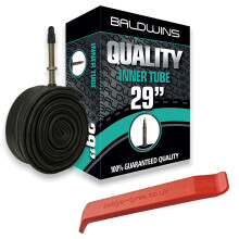 29" Baldwins Cycle/Bike Inner Tube 29" x 2.20 to 2.40 (Fits any 2.20, 2.25, 2.30, 2.35, 2.40 Tyre) Presta/French Type Valve & BALDY'S TYRE LEVER