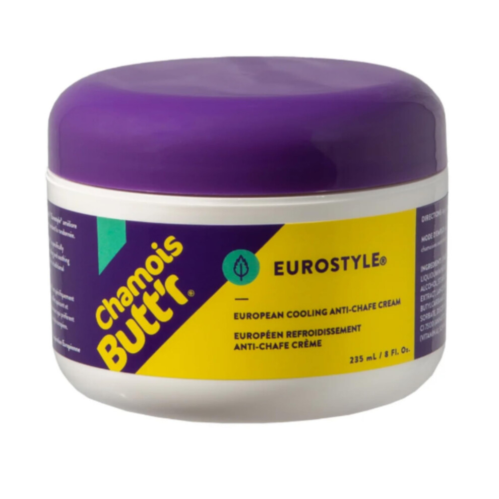Chamois Butt'r Eurostyle Anti-Chafe Cream, 1 Jar 235Ml/8Oz