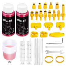 sealantkit Brake Bleed Kit for Shimano,TEKTRO,MAGURA Hydraulic Disc Brakes,Including 120 ML Mineral Brake Fluid,Transparent Funnel.