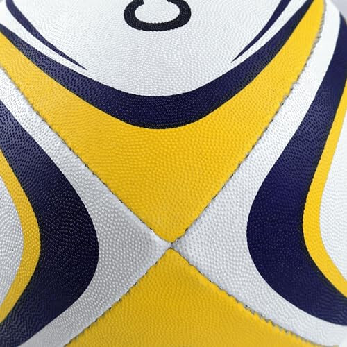 Centurion Nero Trainer Rugby Ball, Yellow, Size 4 1