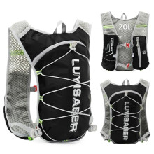 Flintronic Running Backpacks, Lightweight Running Hydration Vest Backpack with Reflective Design, Women Men Functional Running Vest, Hydration Vest
