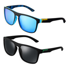 2-Pack Men's Polarized Sunglasses UV400 Protection - Retro Outdoor Eyewear for Golf, Cycling, Fishing, Hiking