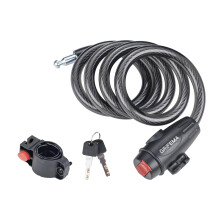 GRIFEMA 120cm Bike Lock with 2 Keys, Bicycle Lock, Cycle Cable Locks Bikes Chain Lock High Security for E-Bike, Bike, Scooter, Skateboard, Gate, Door,