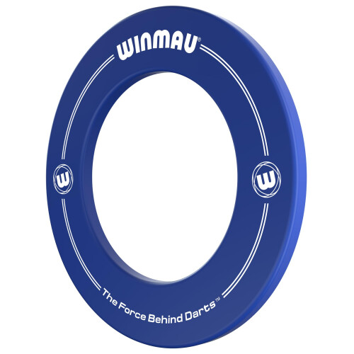 winmau WINMAU Blue Printed Dart Board Surround Ring ? Durable Wall Protector for Dartboards 2