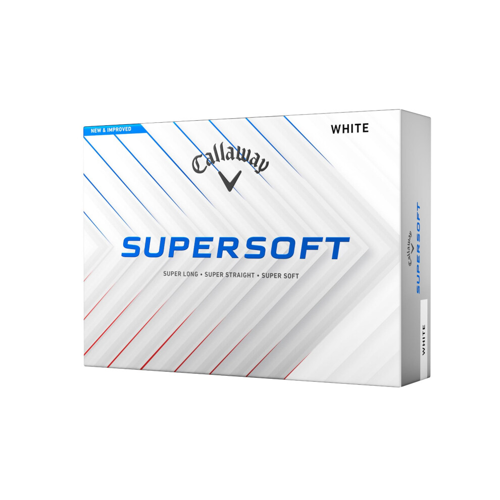 Callaway Golf Supersoft Golf Ball 2025, White