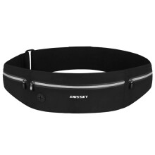 HAISSKY Running Belt, Waist Pack Ultra Light Fitness Belt Water Resistant Running Waist Pack for iPhone 15 Pro Max/14/13 Pro/12/11 Plus Waist Bag for