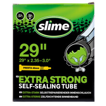 Slime 30101 Bike Inner Tube with Slime Puncture Sealant, Self Sealing, Prevent and Repair, Presta Valve 29 x 2.35-3.0, Black