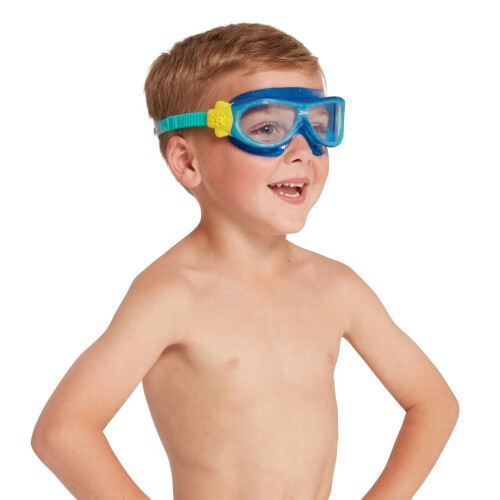Zoggs Zoggs Phantom Kids Mask Blue Turquoise Clear 1