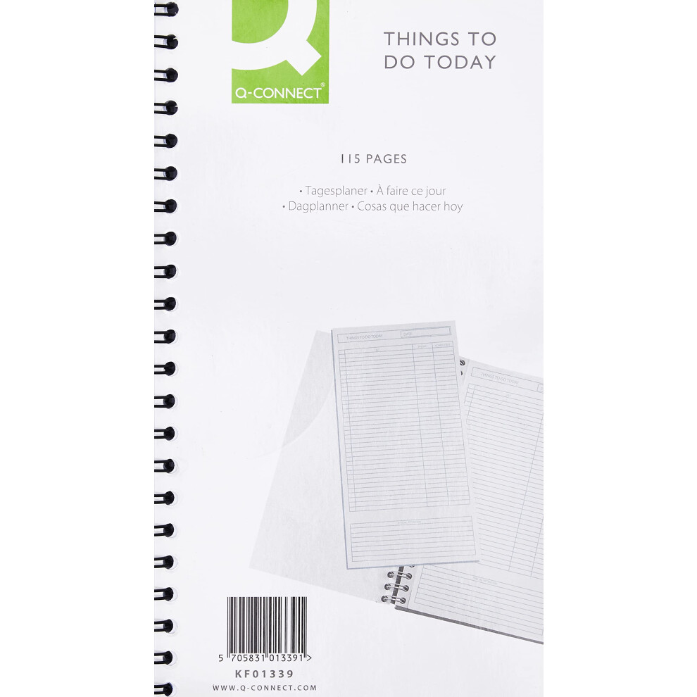 Q-Connect Wirebound Things to Do Today Book 150x280mm-image-OPC-PGPHNDJ-NEW