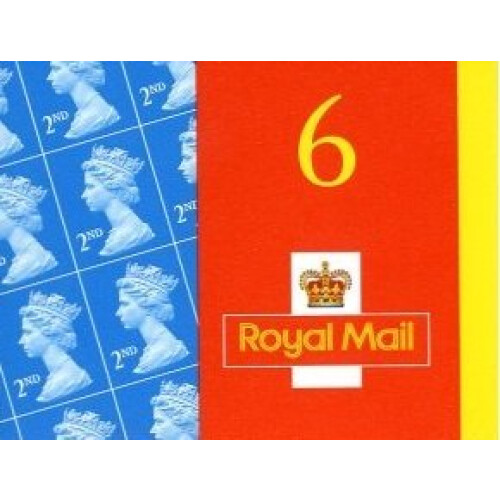 6 x 2nd Class Standard Stamps Royal Mail Post Office