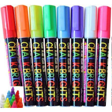FANTASTIC CHALK PENS & MARKERS - 8 Pack BEST for Kids Art Menu Board Bistro Boards Non Porous Chalkboard Blackboard Whiteboard - Glass & Window Pens &