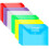 Plastic Wallets - A4 Plastic Folders with Popper Wallet Document Folder 24 Pack 1