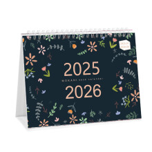 2025 Calendar, Desk Calendar 2025-2026, Monthly Desktop Calendar (Jan. 2025 - Jun 2026, 10" x 8.25"), Standing Flip Calendar with Thick Paper,