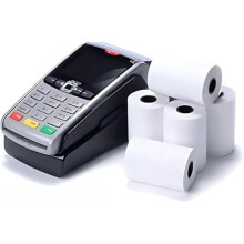 Smooth Papers Thermal Paper Till Rolls for Credit Card All PDQ Machines 57x40 mm (Pack of 20 Rolls)