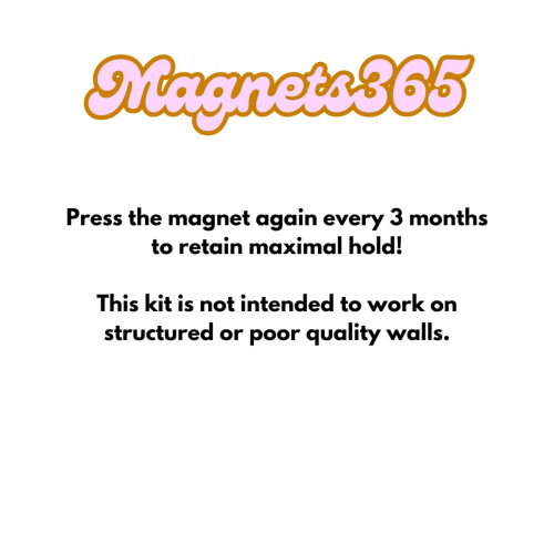 MAGNETS365 Displate Compatible Wall Mounting Kit Bundle Includes Protective 2