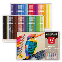 KALOUR Colouring Pencils for Adult Coloring Books, Soft Core,Ideal for Drawing Blending Shading,Color Pencils Set Gift for Adults Beginners Artists