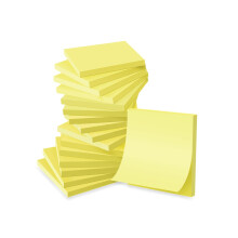 Wowivy (16 Pack) Sticky Notes 3x3 in, Canary Yellow, Sticky Pads, Recyclable, Self-Stick Pads, Easy to Post for Home, Office, Notebook, 56 Sheets/pad,